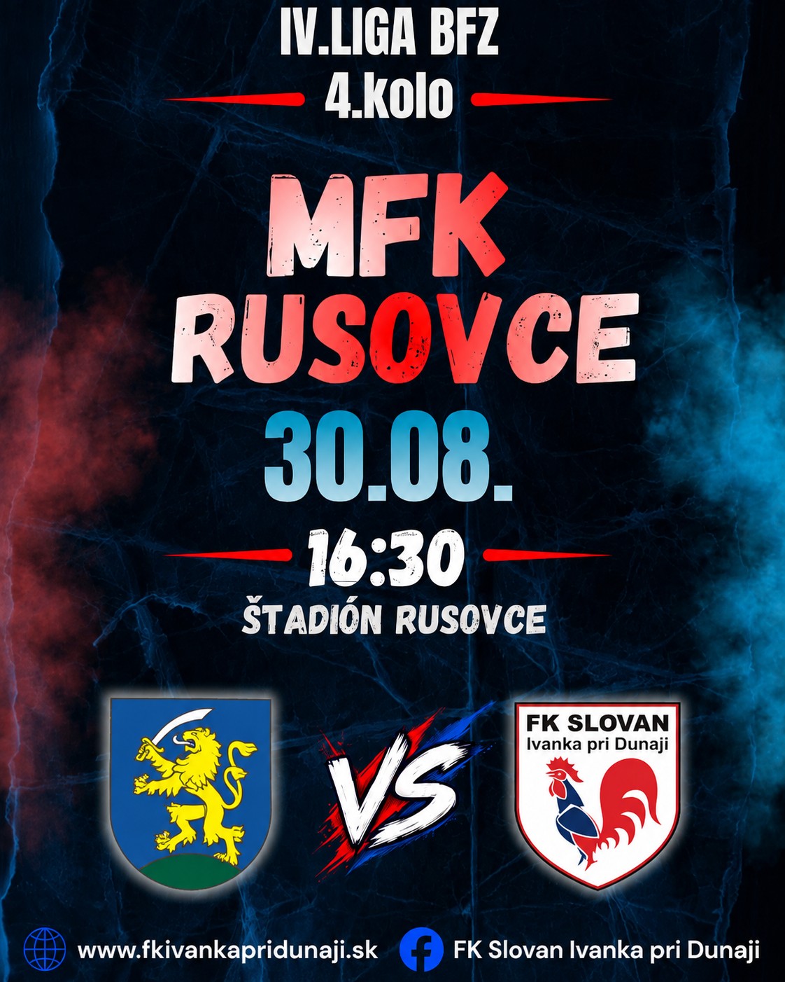 Zápas: MFK Rusovce – FK Slovan